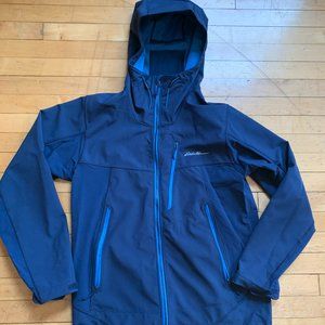 Eddie Bauer blue softshell jacket